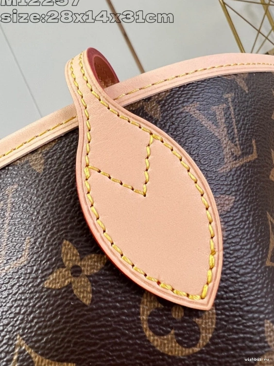 WIS Bandoulière Inside Louis MM-31*28*14cm Vuitton Out Neverfull 0710